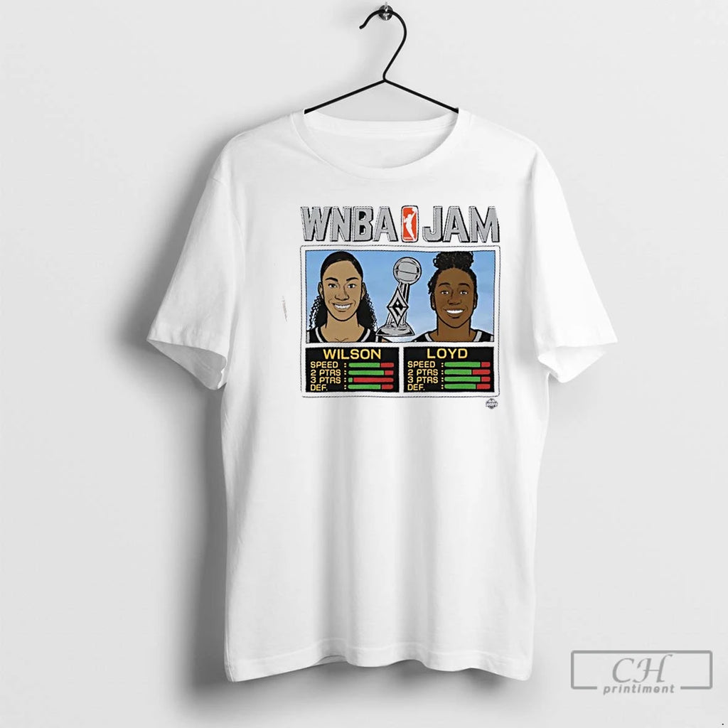 Premium Wnba Jam Aces 2025 Champs Wilson And Loyd