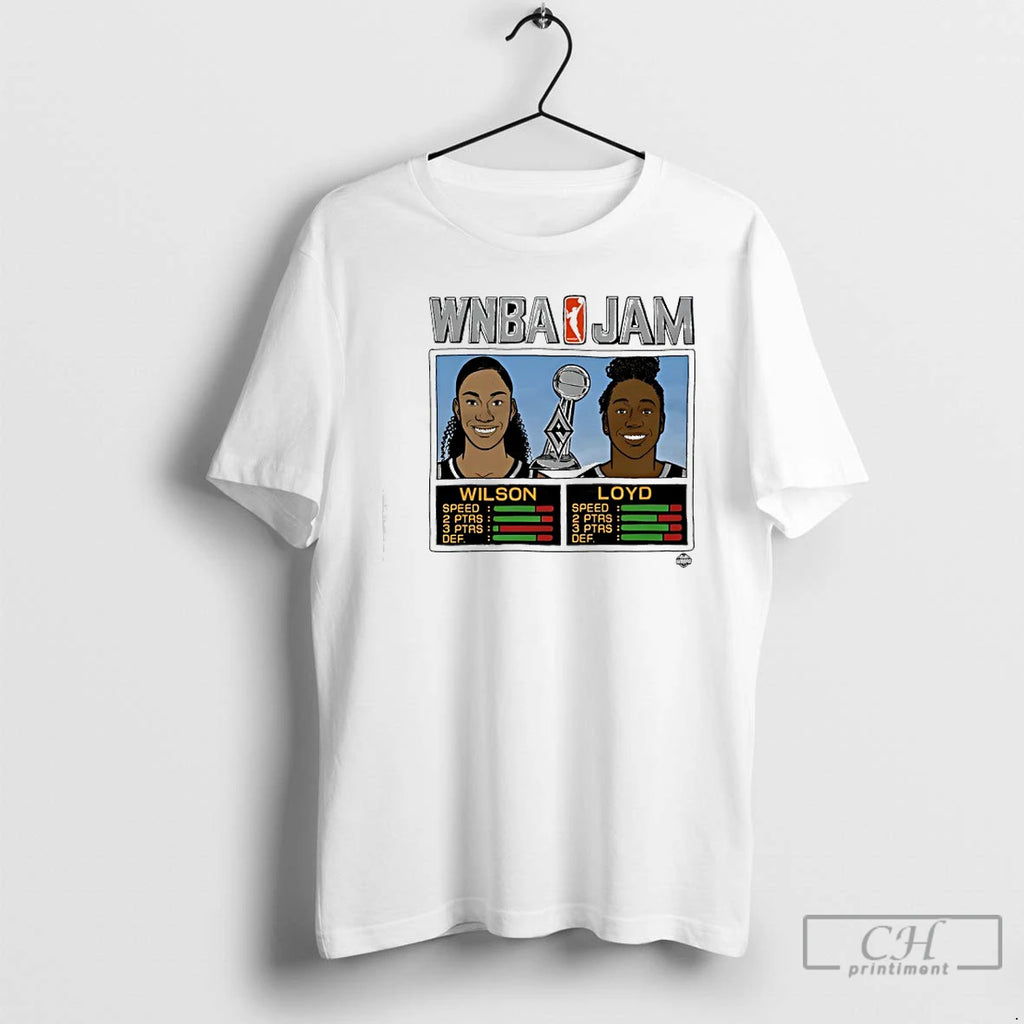 Premium Wnba Jam Aces 2025 Champs Wilson And Loyd T Shirts