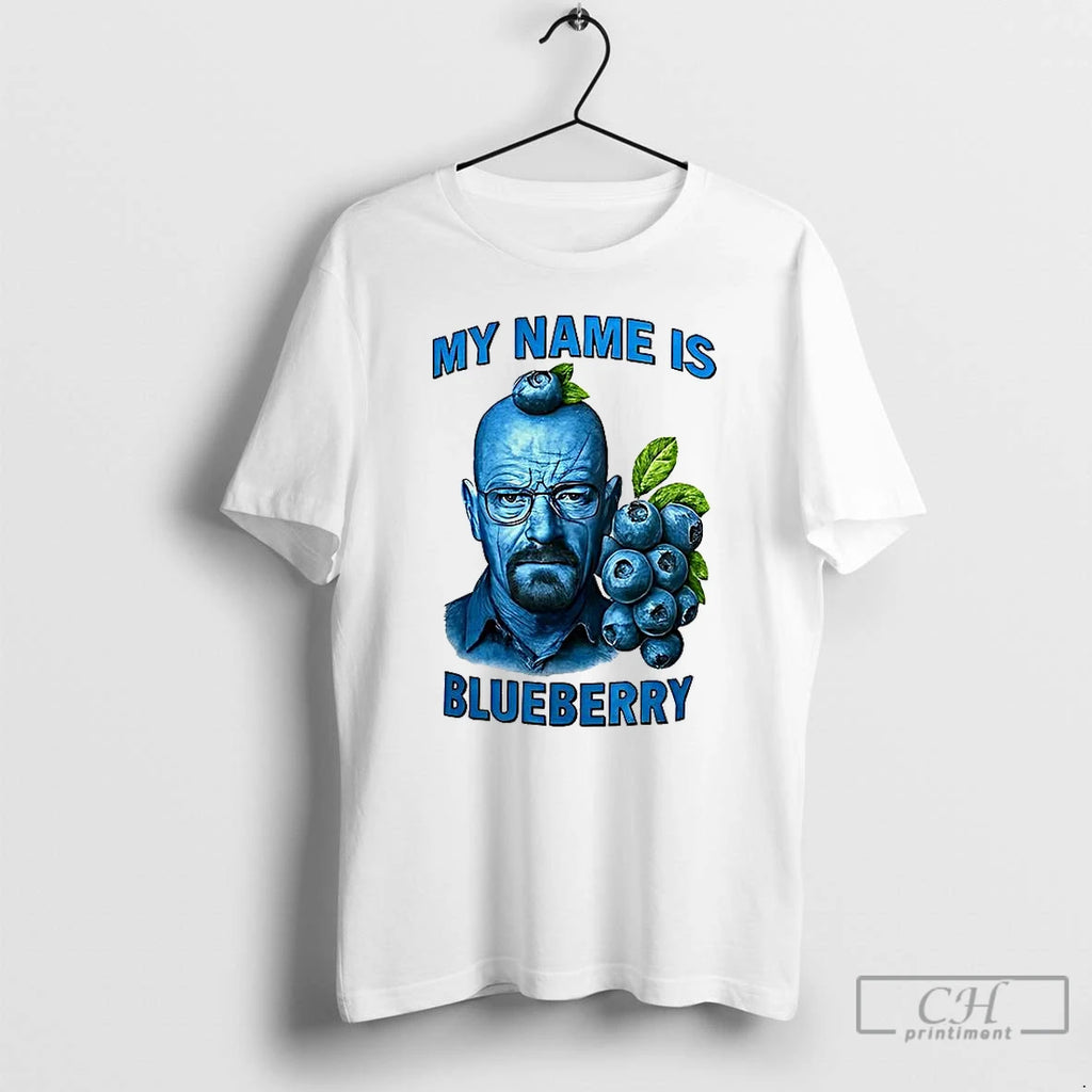 Premium Walter White My Name Is Blueberry T Shirts
