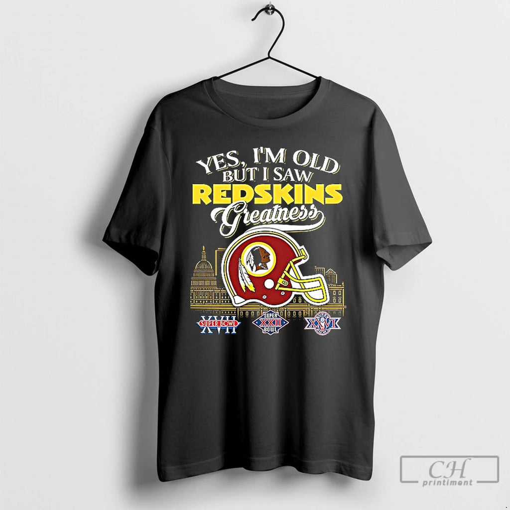Premium Washington Redskin Yes Im Old But I Saw Greatness Helmet Ceramic Ceramic And Classic
