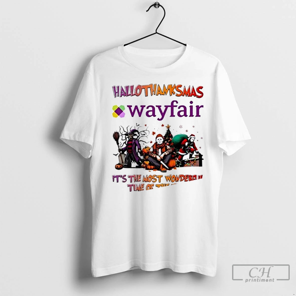 Premium Wayfair X Horror Movies Happy Hallothanksmas Its The Most Wonderful Time Of The Year