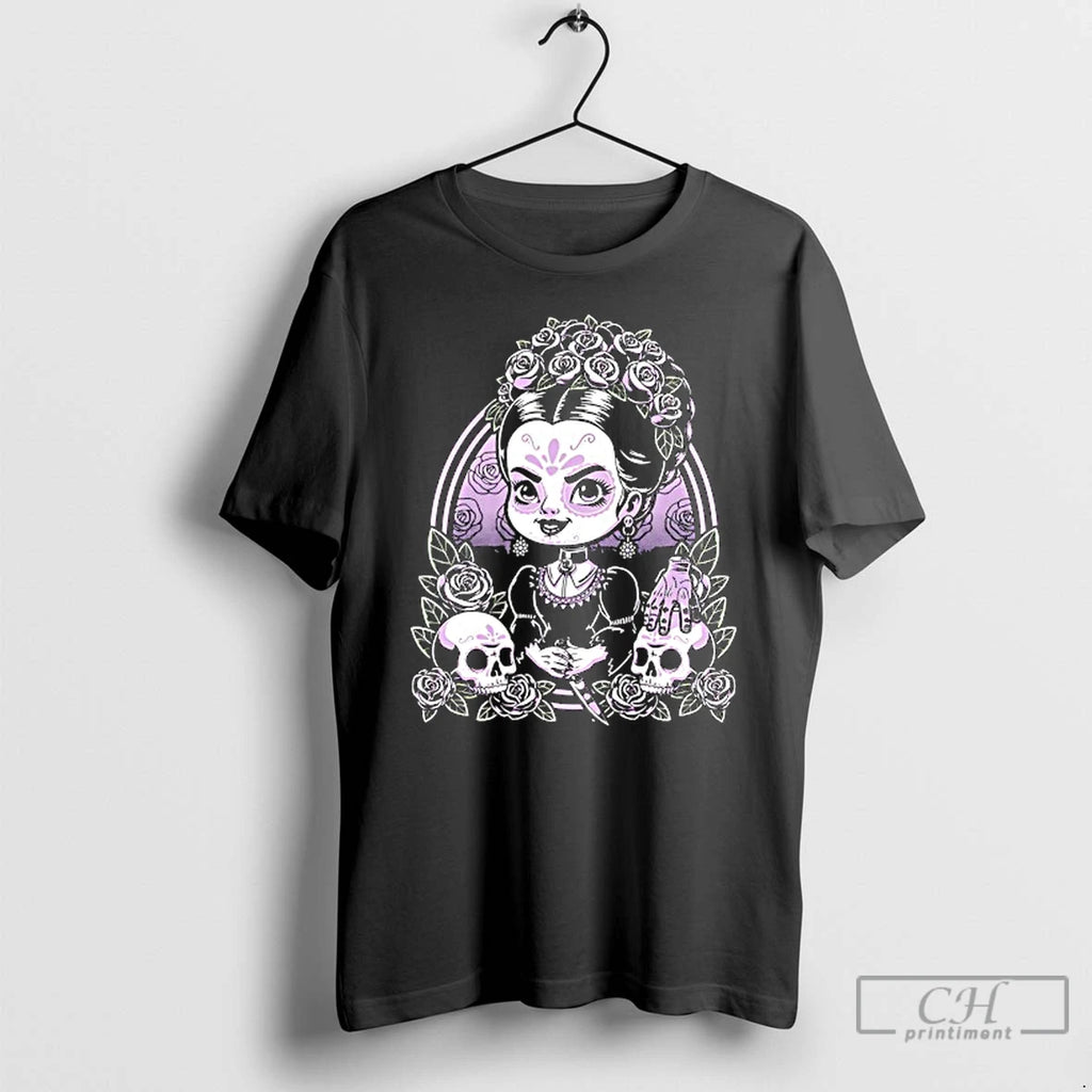 Premium Wednesday Addams Gothic Muerte Girl T Shirts