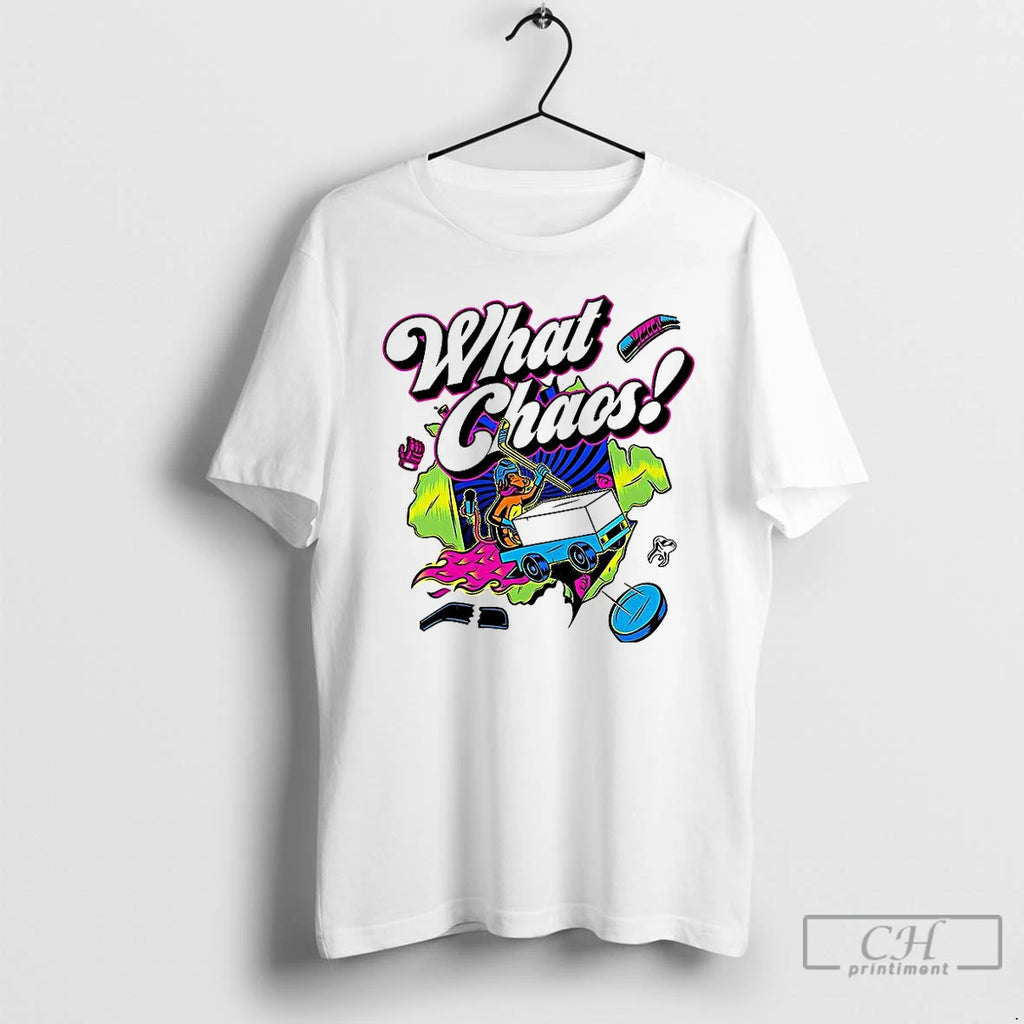 Premium What Chaos Hockey Graphic T Shirts