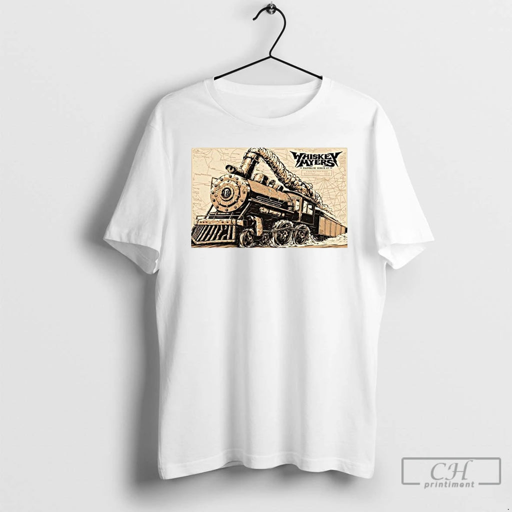 Premium Whiskey Myers Greensboro Nc October 10 2025 Train T Shirts
