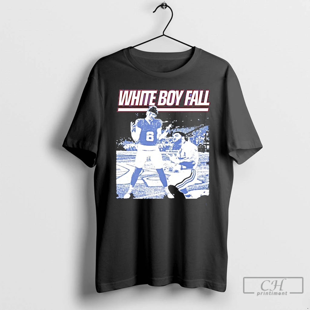 Premium White Boy Fall Jaxson Dart And Cam Skattebo T Shirts