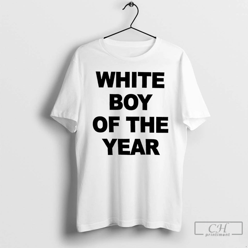 Premium White Boy Of The Year T Shirts