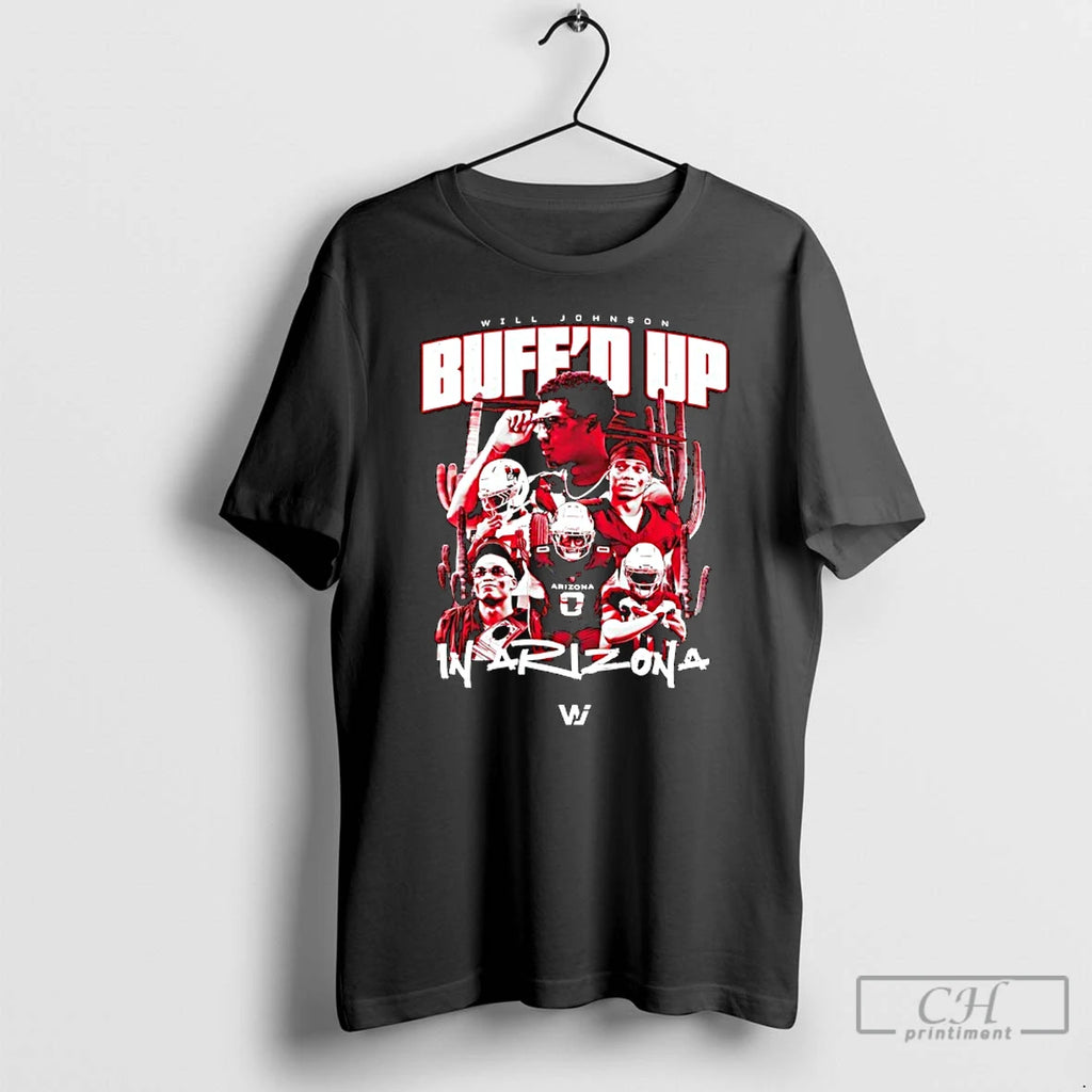 Premium Will Johnson Buffd Up Warizona T Shirts