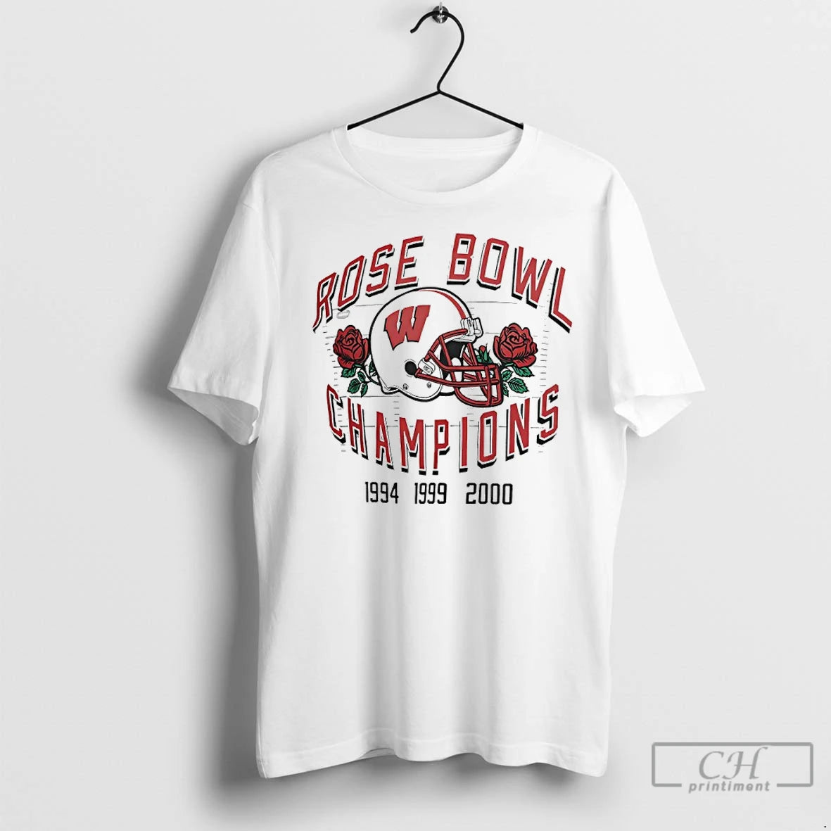 Premium Wisconsin Badgers Rose Bowl 3x Champions Rose Helmet