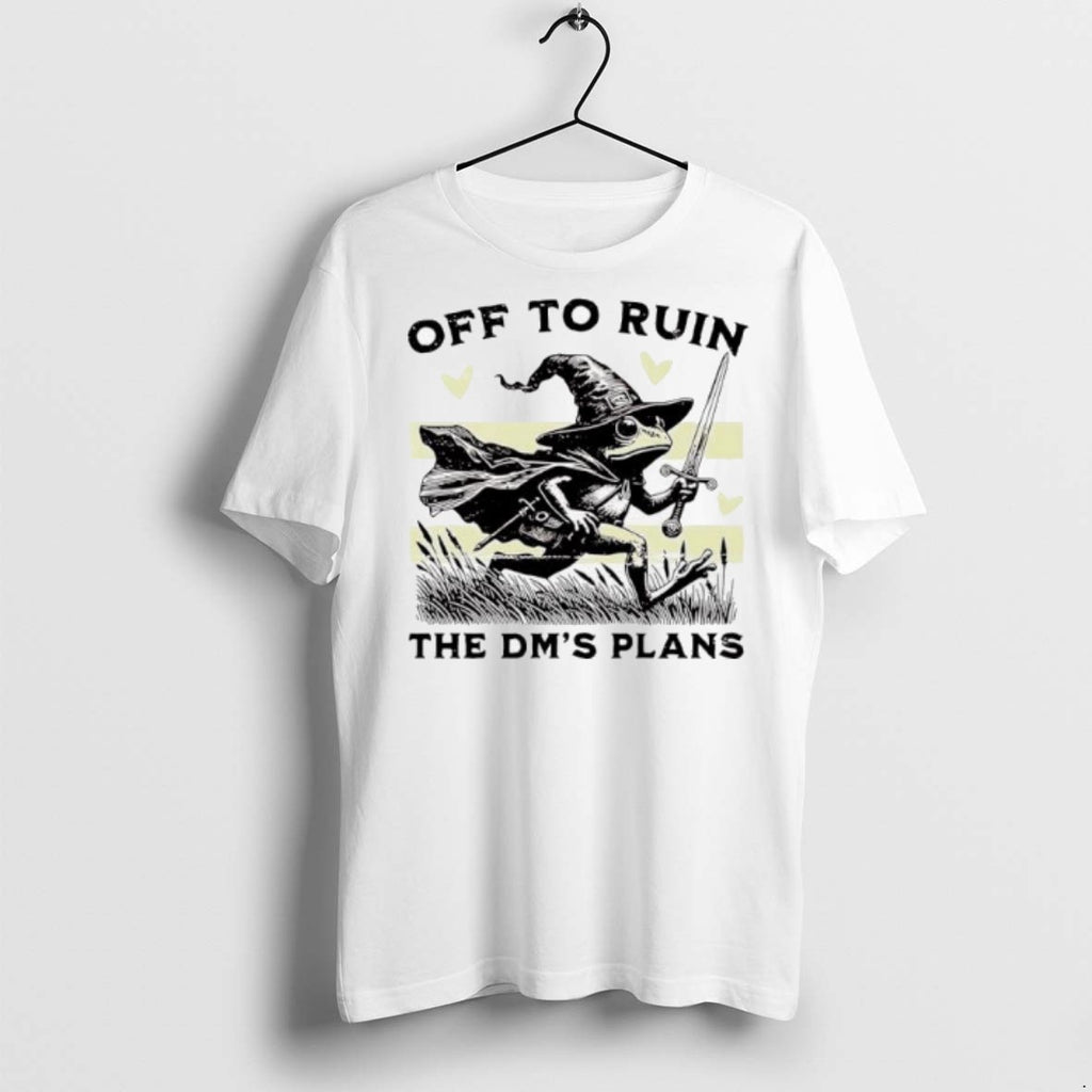 Premium Wizard Frog Off To Ruin The Dms Plans T Shirts