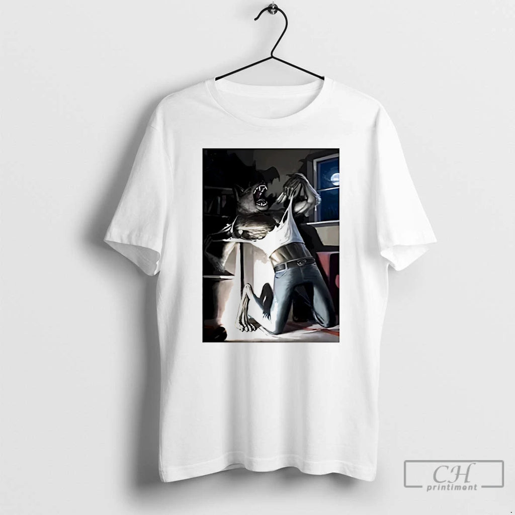 Premium Wolf Ripping Tearing T Shirts