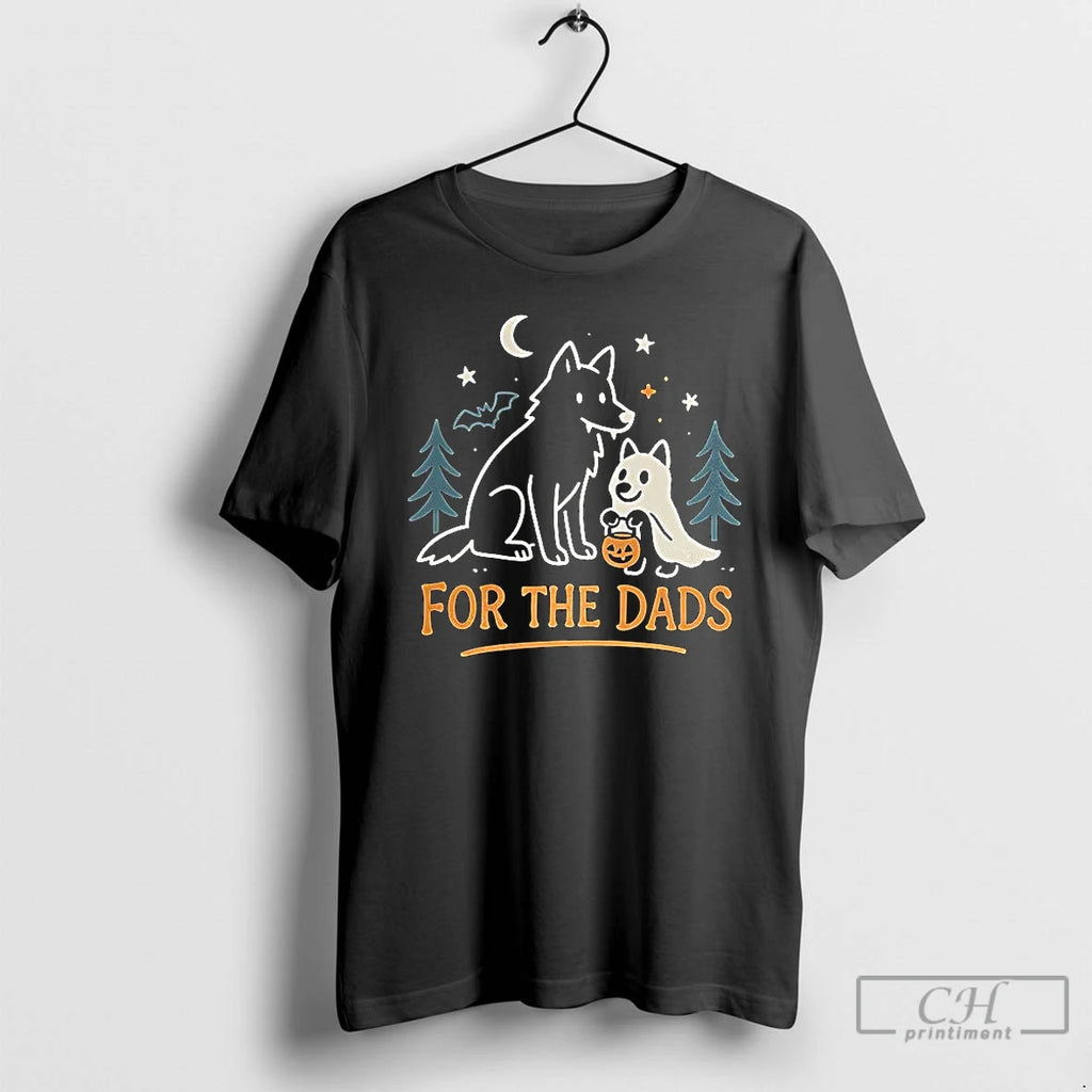 Premium Wolf For The Dads Halloween T Shirts