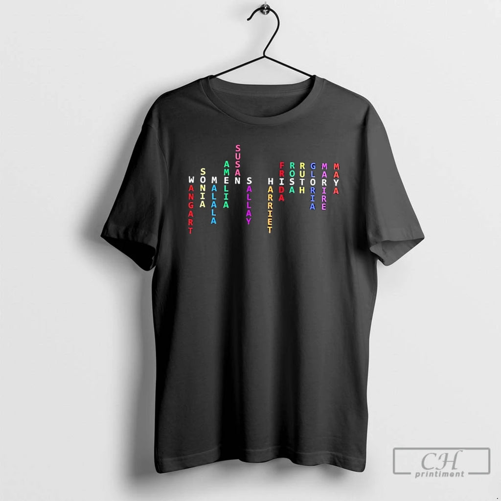 Premium Womens History Wangart Sonia Malala Amelia Susan Sally T Shirts