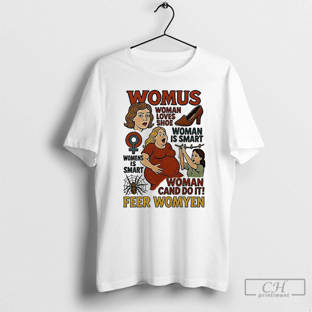 Premium Womus Woman Loves Shoe Feer Womyen T Shirts