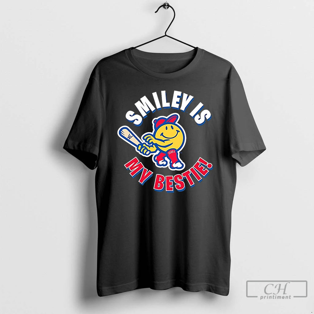 Premium Worcester Red Sox Smiley Is My Bestie T Shirts