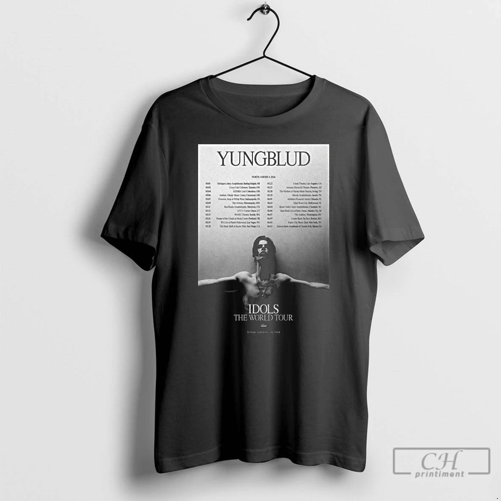 Premium Yungblud North American 2026 Long Sleve T Shirts
