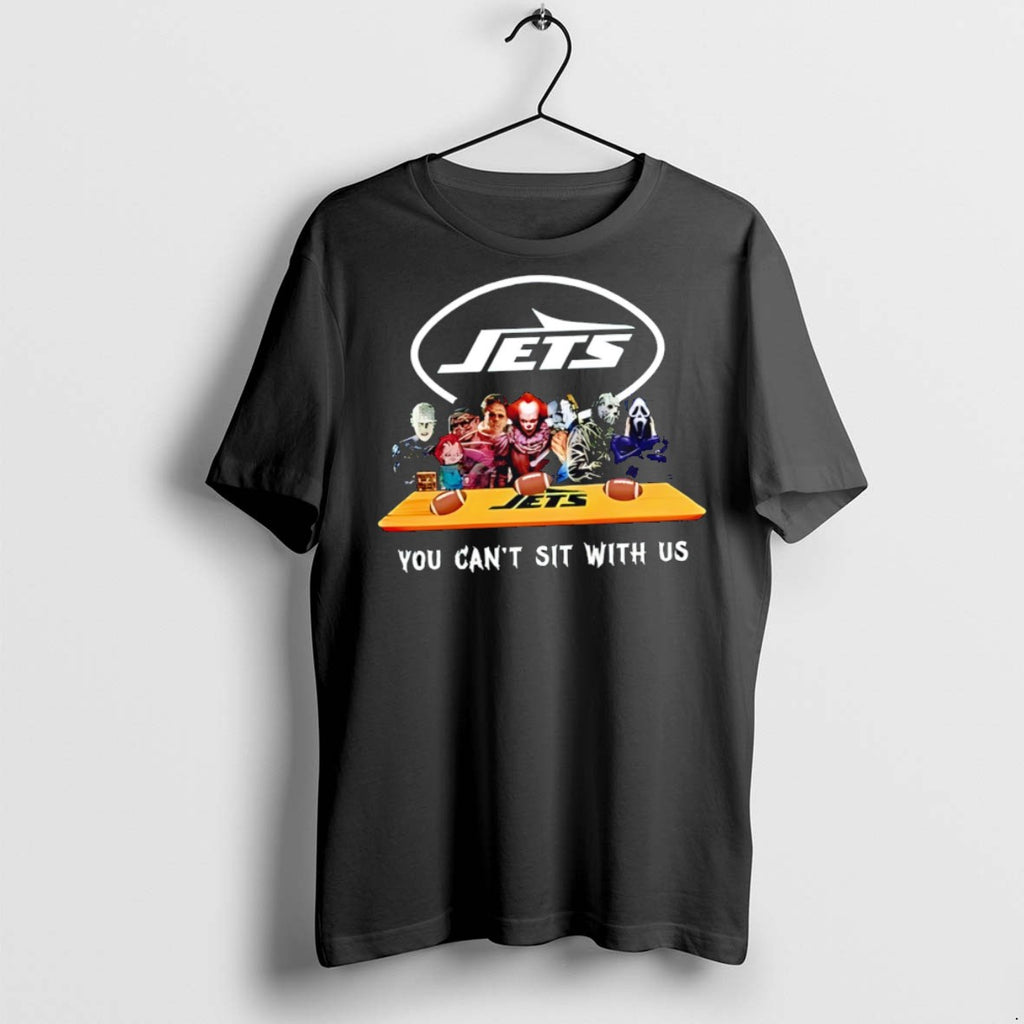 Premium You Cant Sit With Us Jets Football Horror Movies Halloween T Shirts