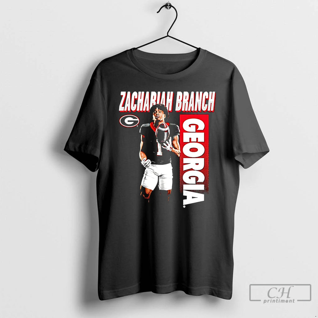 Premium Zachariah Branch Georgia Bulldogs Graphic T Shirts