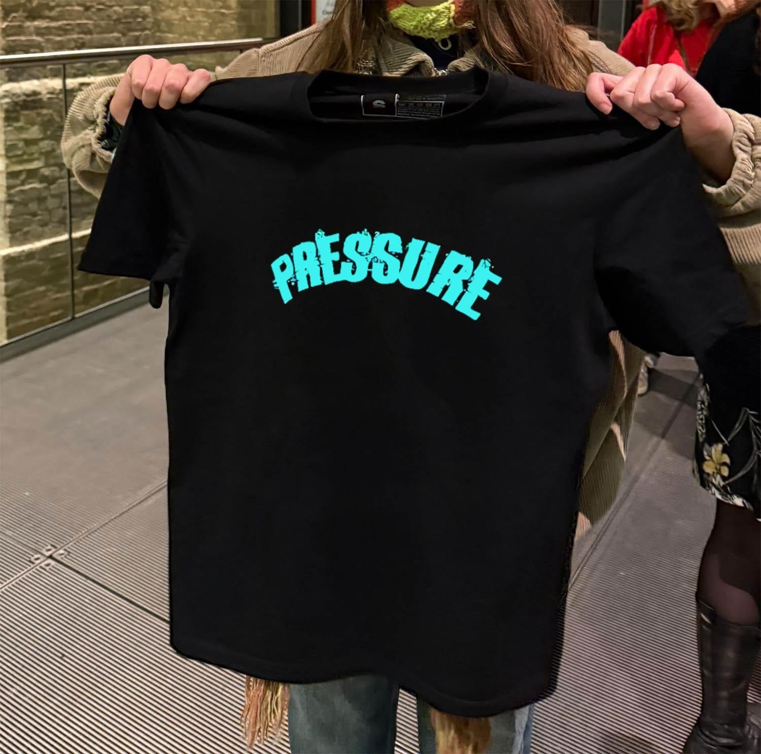 Pressure Teal Distressed shirt