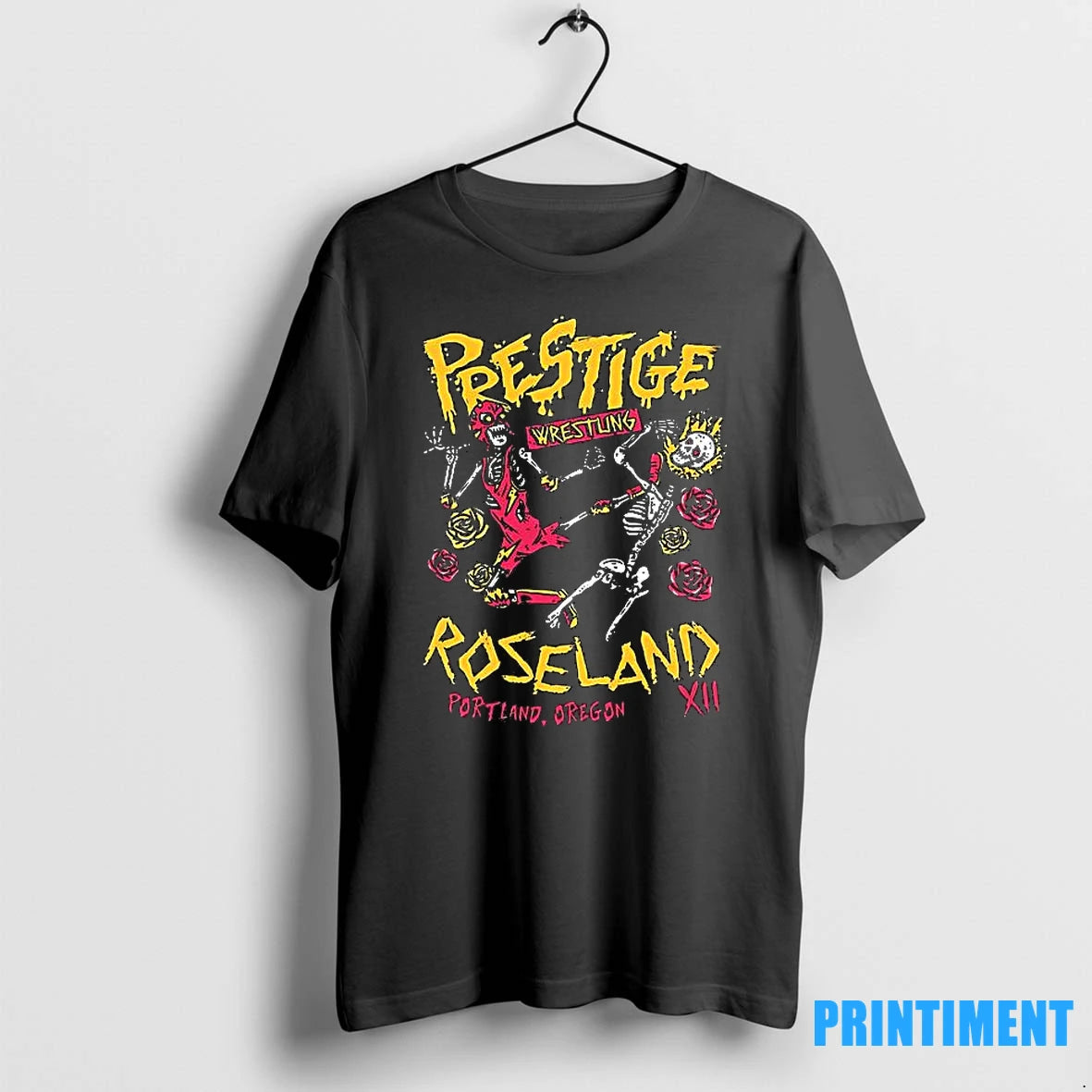 Prestige Wrestling Roseland Xii Skeleton Tshirts Sweater
