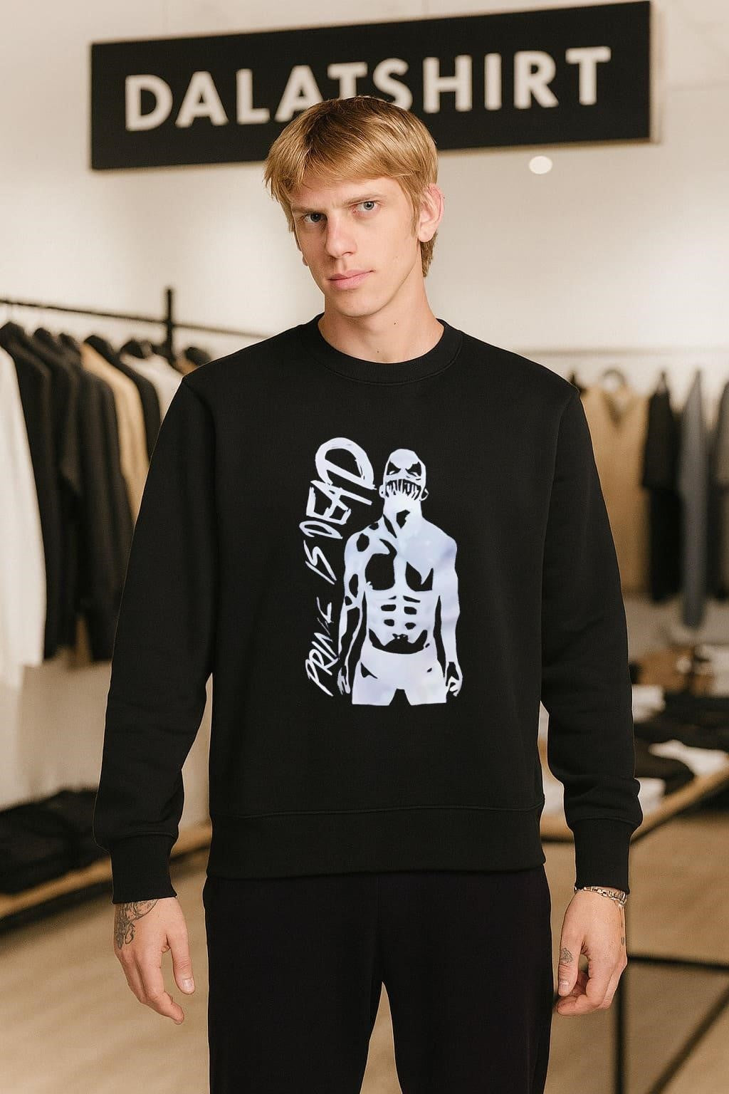 Prince Is Dead Graphic Streetwear Aesthetic Casual shirt