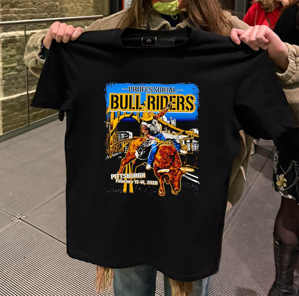 Professional Bull Riders Pittsburgh February 13-14 2026 PBR Rodeo Event shirt