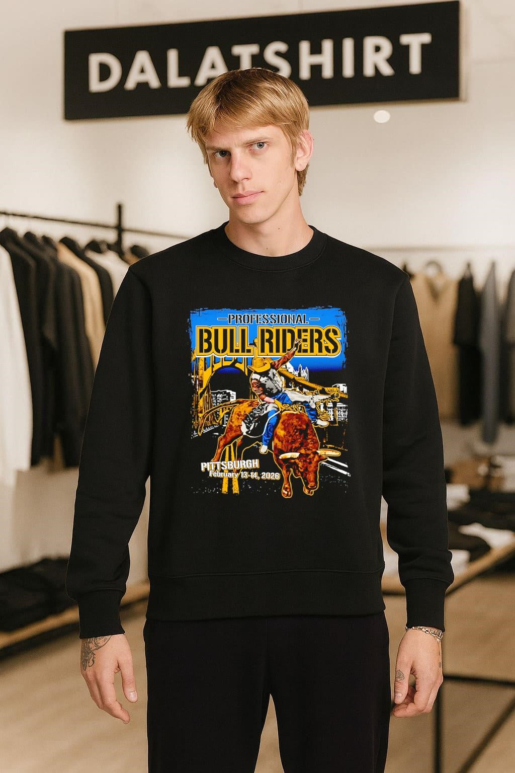 Professional Bull Riders Pittsburgh February 13-14 2026 PBR Rodeo Event shirt