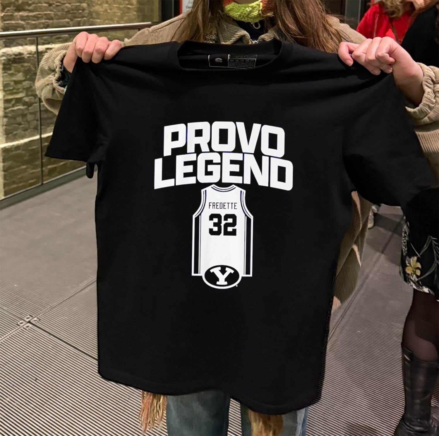 Provo Legend Jimmer Fredette 32 Brigham Young University Jersey shirt