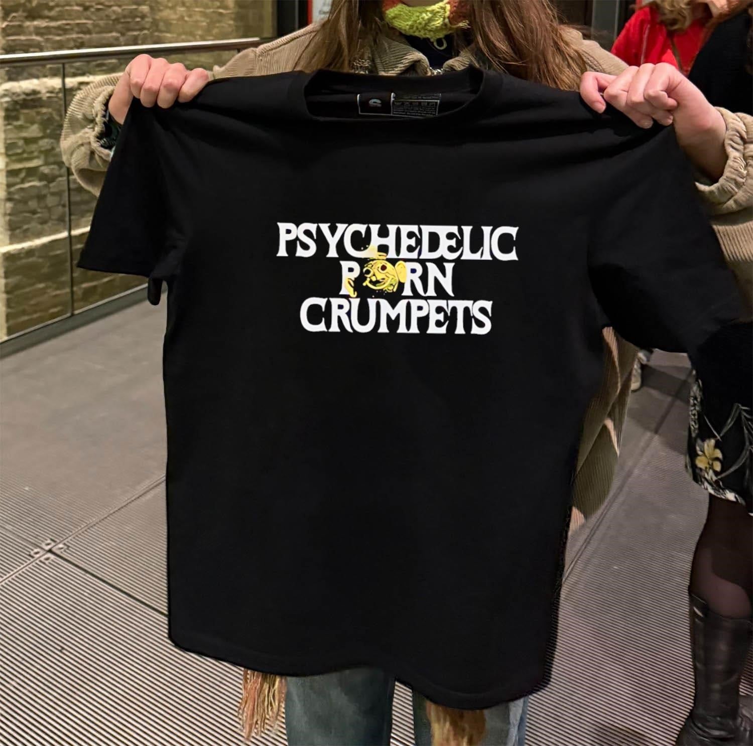 Psychedelic Porn Crumpets High Visceral Rock Band Logo shirt