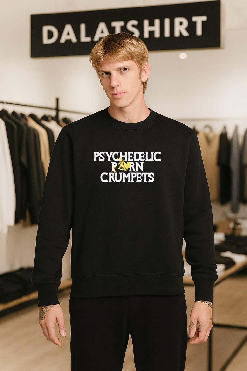 Psychedelic Porn Crumpets High Visceral Rock Band Logo shirt