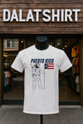 Puerto Rico Astronaut Holding Baseball Bat and Puerto Rican Flag shirt