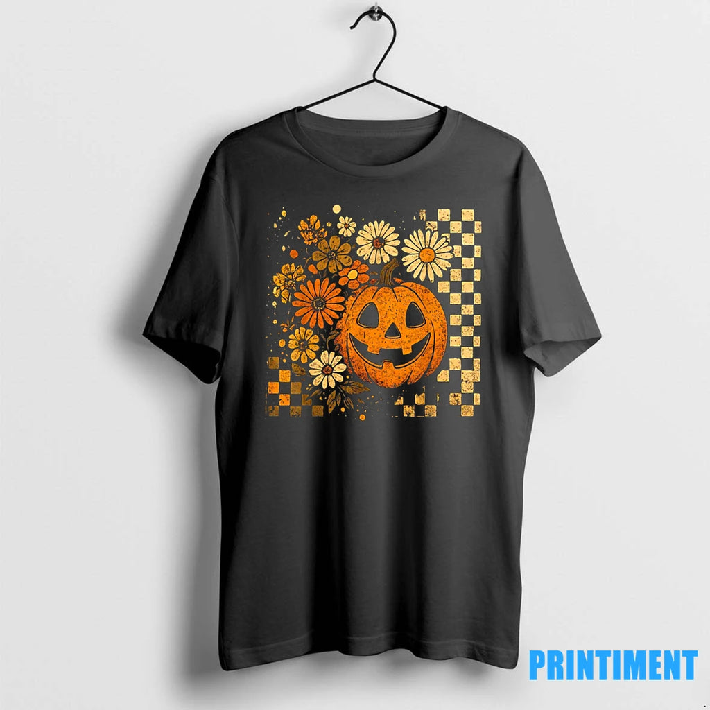 Pumpkin Sunflower Daisy Thanksgiving Halloween Fall Tshirts Sweater