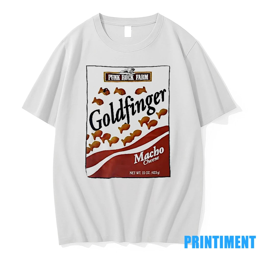 Punk Rock Farm Goldfinger Macho Cheese Tshirts Sweater