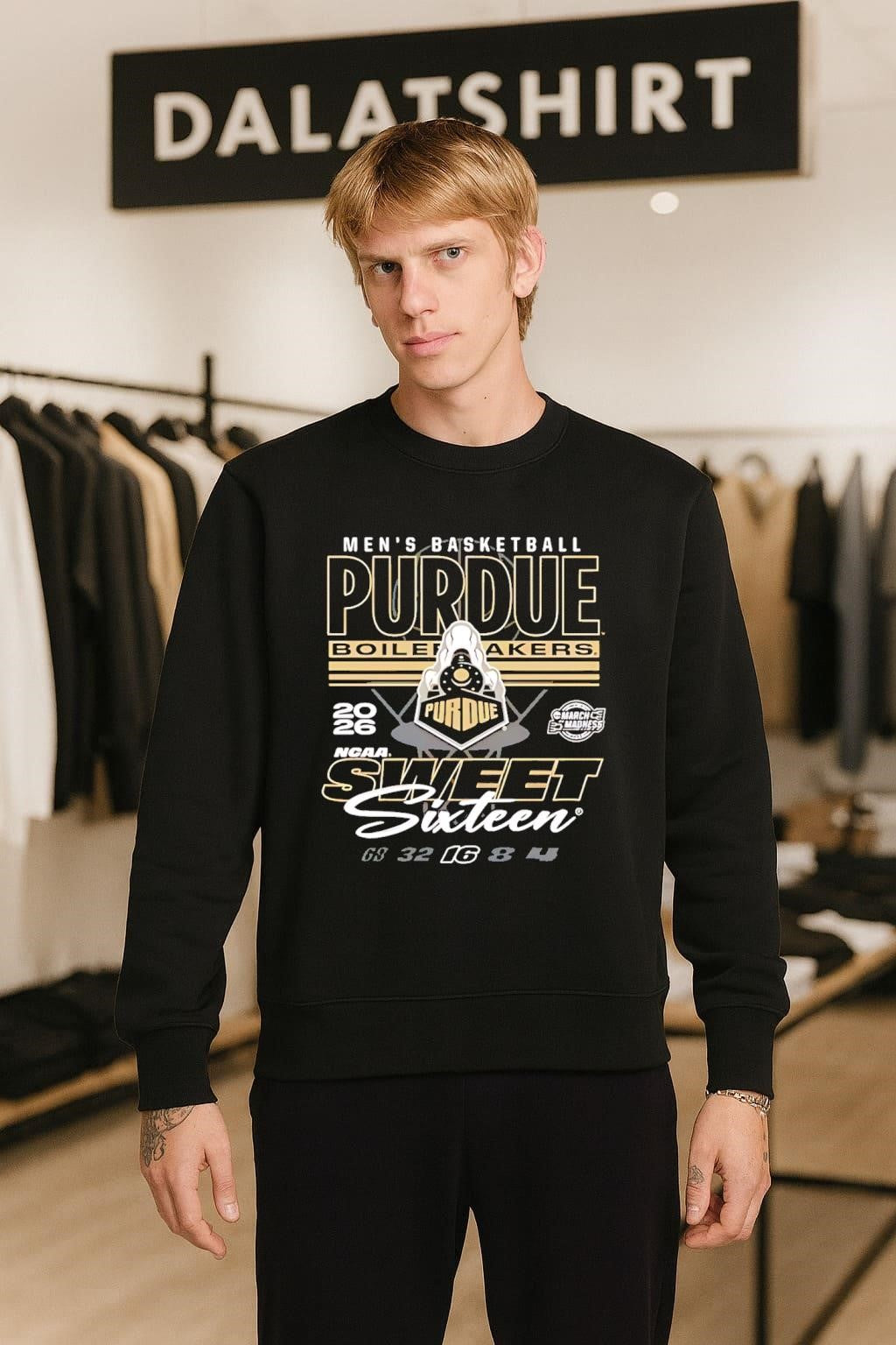 Purdue Boilermakers 2026 NCAA Men’s Basketball Sweet Sixteen shirt