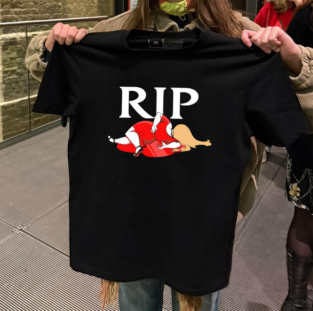 RIP Family Guy Peter Griffin Dead In Red Dress Meme shirt