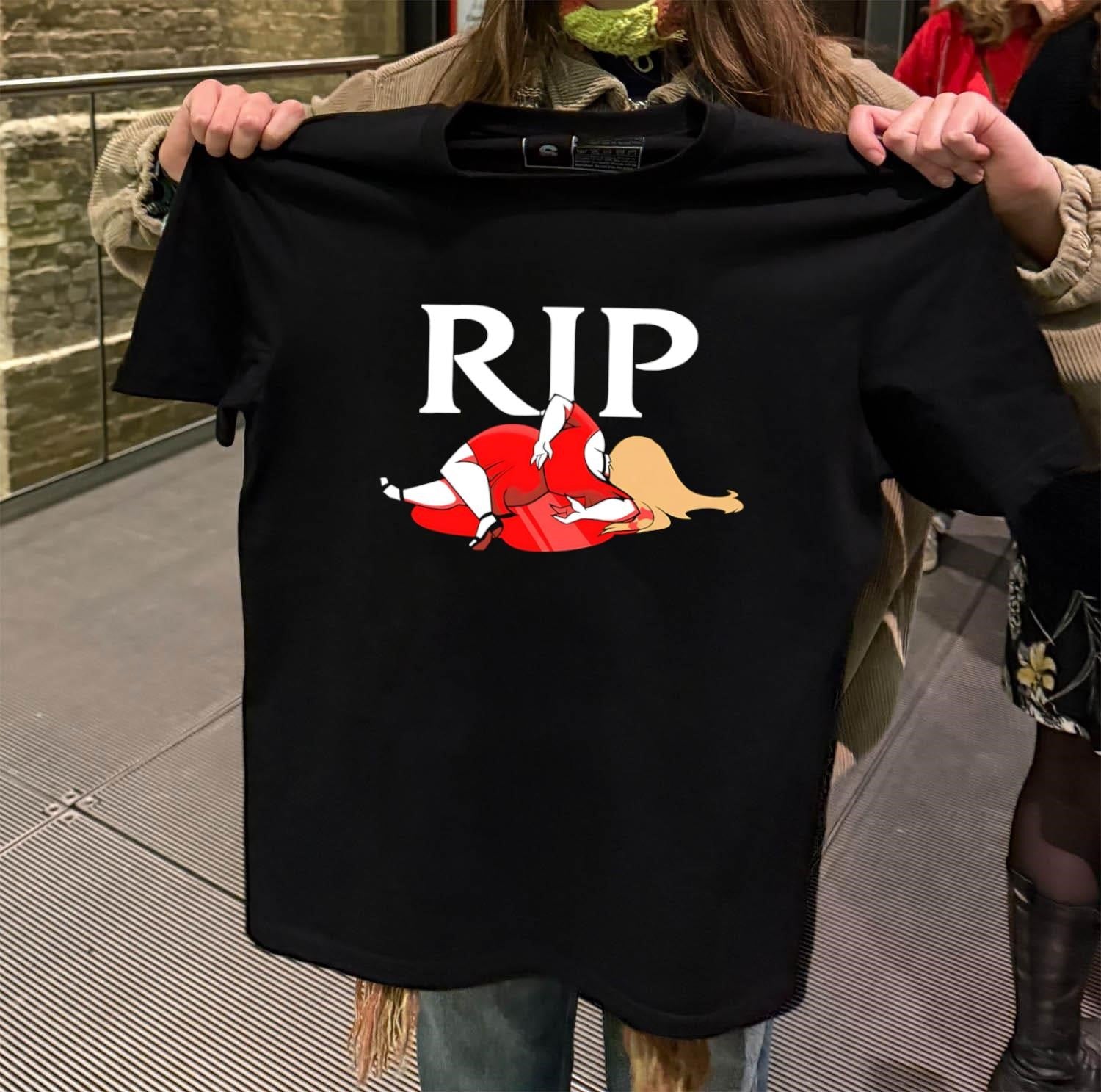 RIP Family Guy Peter Griffin Dead In Red Dress Meme shirt