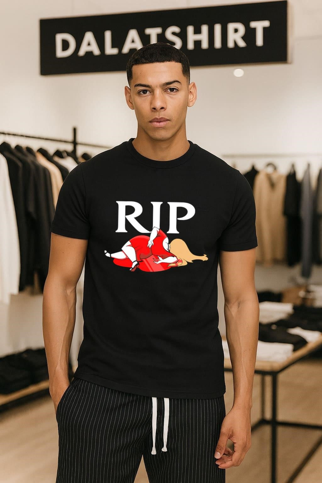 RIP Family Guy Peter Griffin Dead In Red Dress Meme shirt