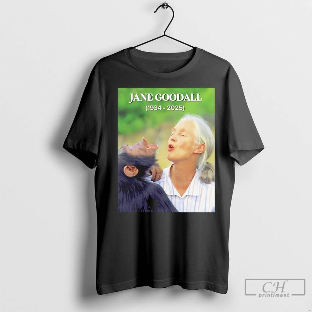 Rip Jane Goodall 1934 2025 T Shirts