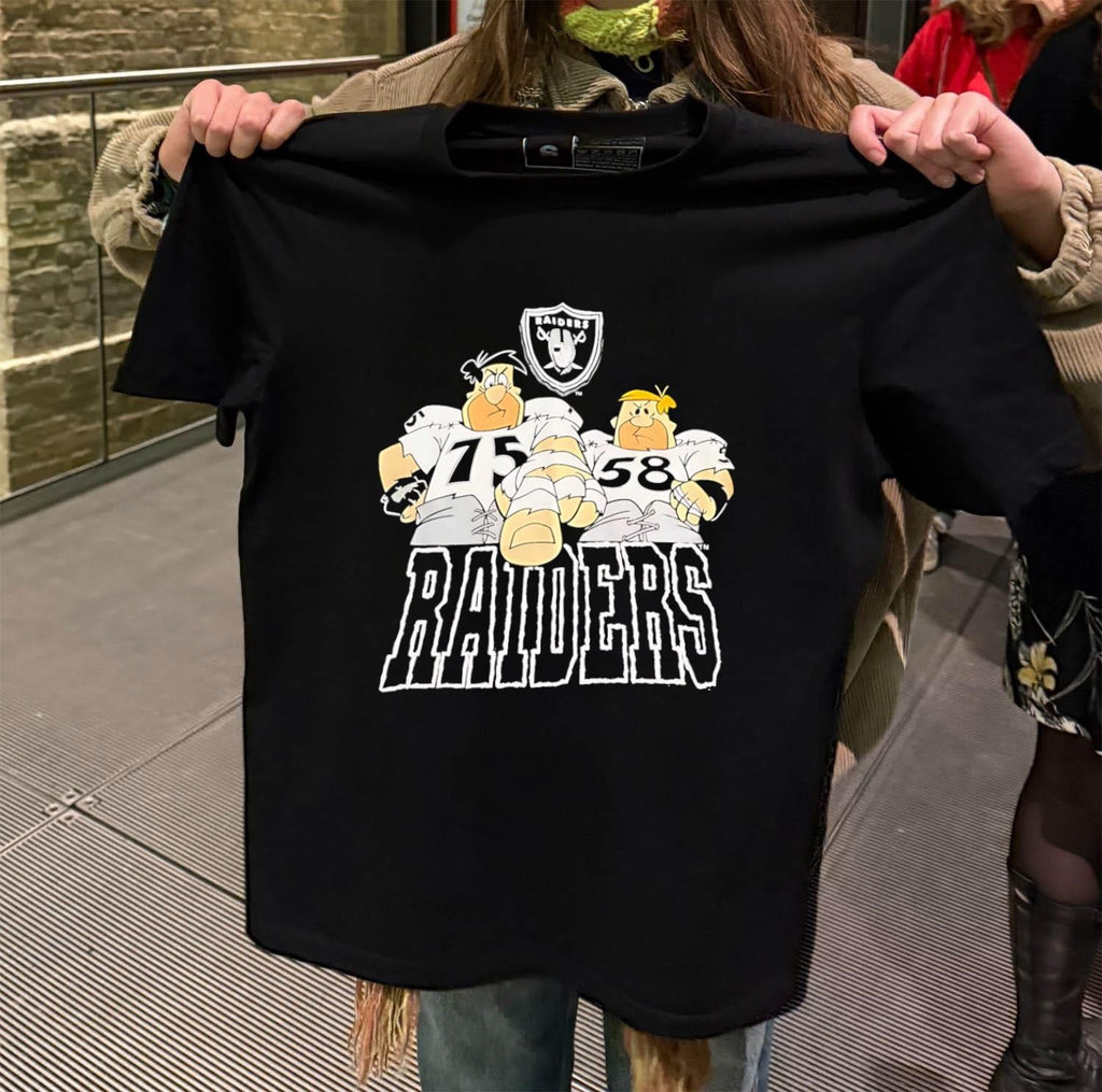 Raiders Flintstones Fred Barney Football Team shirt