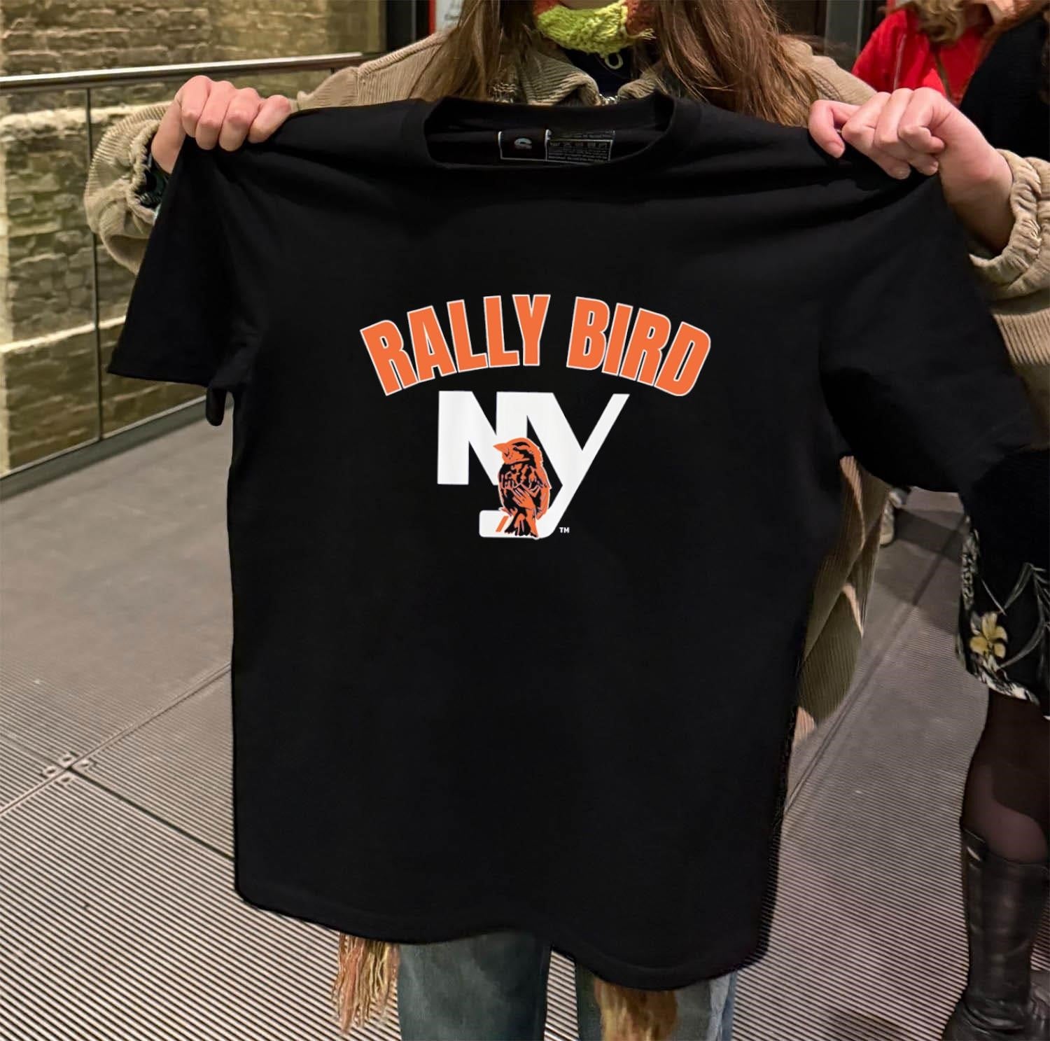 Rally Bird New York Hockey Logo shirt