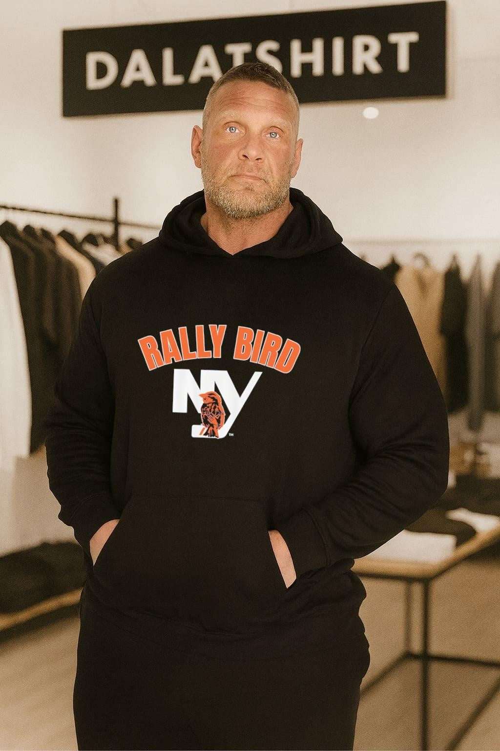Rally Bird New York Hockey Logo shirt