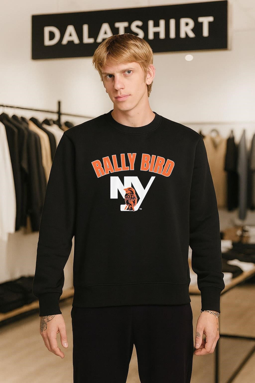 Rally Bird New York Hockey Logo shirt