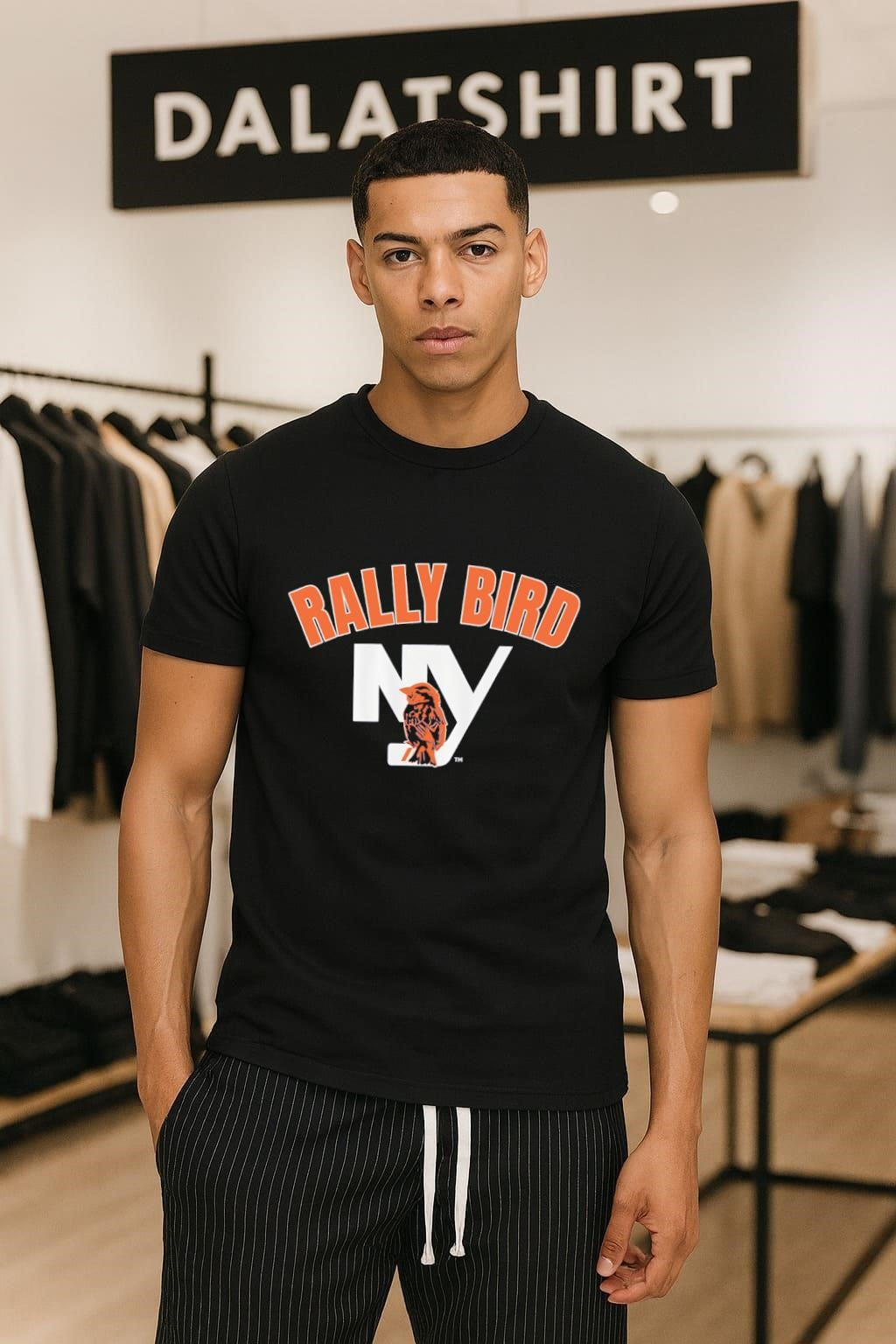Rally Bird New York Hockey Logo shirt