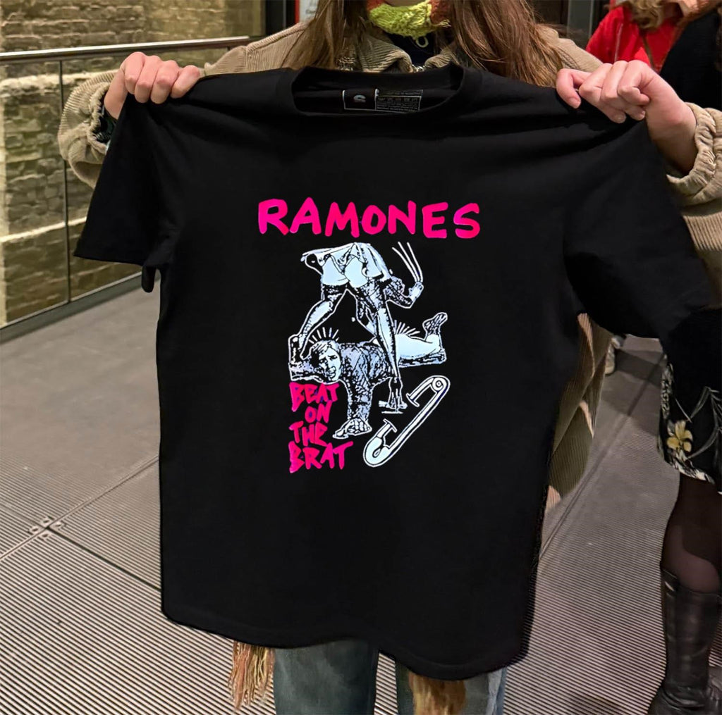 Ramones Beat on the Brat Punk Rock Music Safety Pin shirt