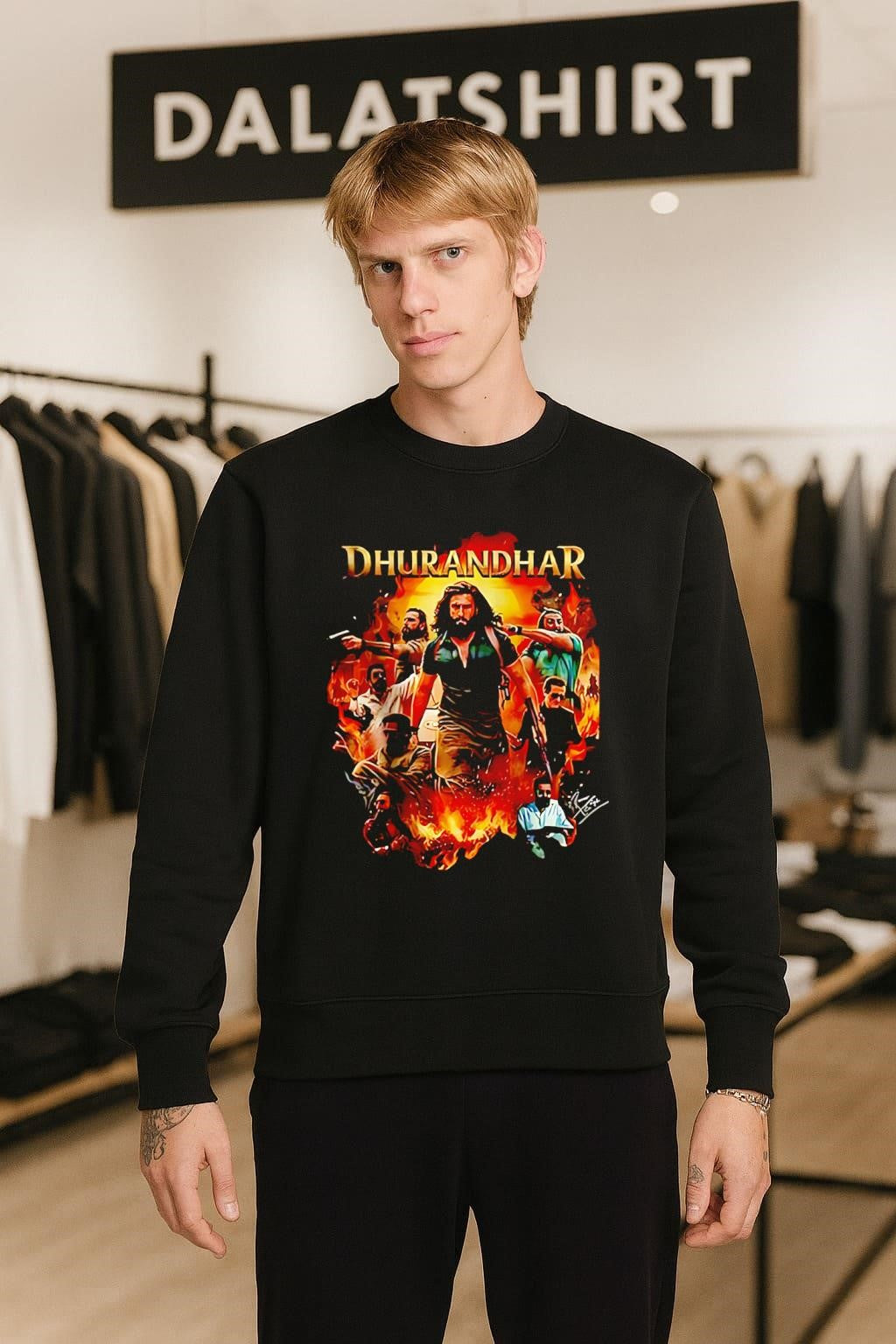 Ranveer Singh Signed Dhurandhar shirt