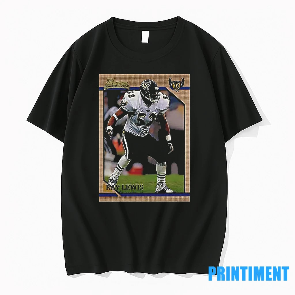 Ray Lewis Baltimore Ravens Card 1986 Topps Tshirts Sweater