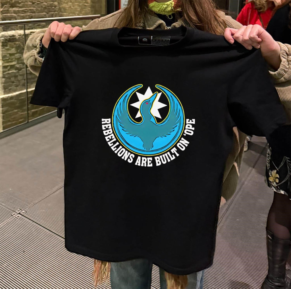 Rebellions Are Built On Ope Loon Bird Star Logo shirt