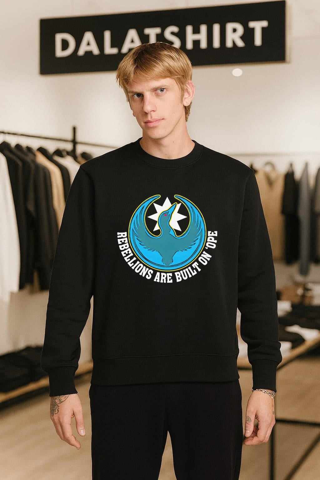 Rebellions Are Built On Ope Loon Bird Star Logo shirt