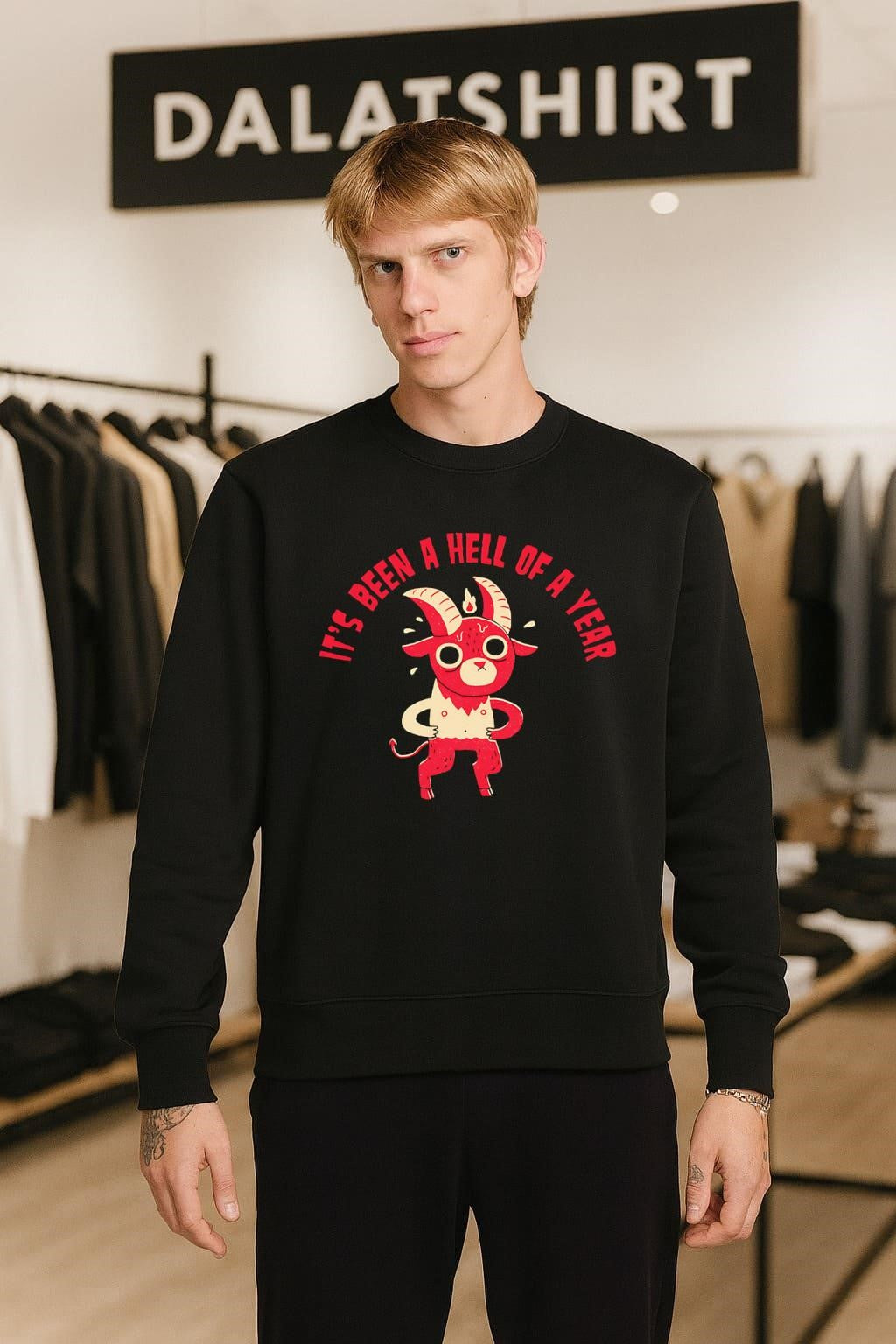 Red Baphomet Goat Character It’s Been A Hell Of A Year shirt