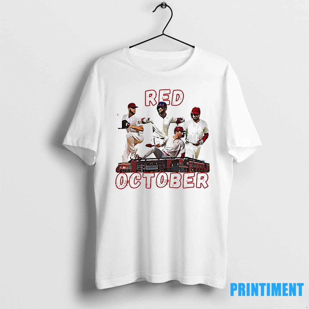 Red October Philadelphia Baseball Tshirts Sweater