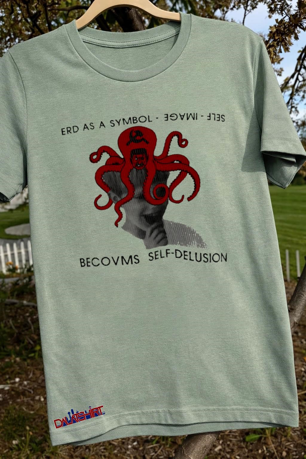 Red Octopus Stalin Hammer and Sickle Self-Delusion shirt